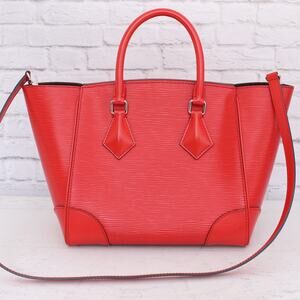 Louis Vuitton Phoenix PM Red Epi Satchel Crossbody and Shoulder Purse Tote A3189
